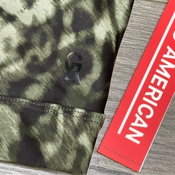 Good American Wild Night Sports Green Black Bra Women's Sz 1 (small) NWT $69. - Picture 4 of 6